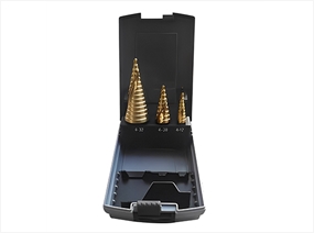 3pcs Step Drill Set