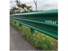 Crash Barriers Of Metal For Roads